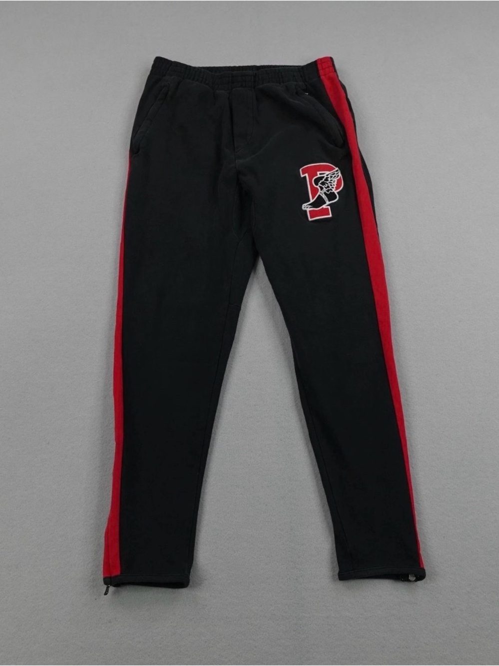 Polo Ralph Lauren P-Wing Stadium 1992 Joggers Sweatpants Track Pants Black Small